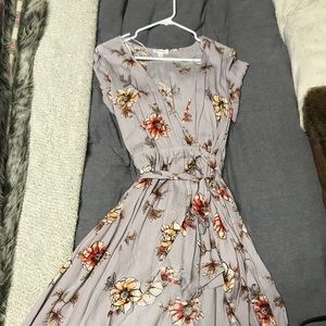 NWT Romper Wrap Dress